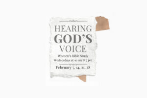 Hearing God's Voice