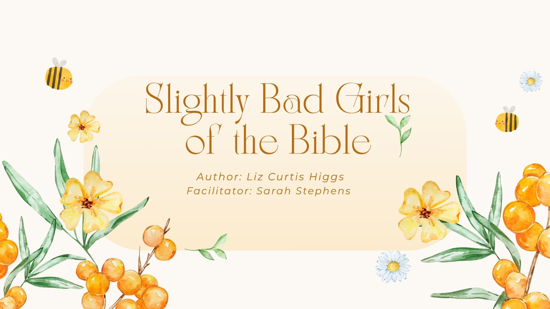 Slightly Bad Girls of the Bible
